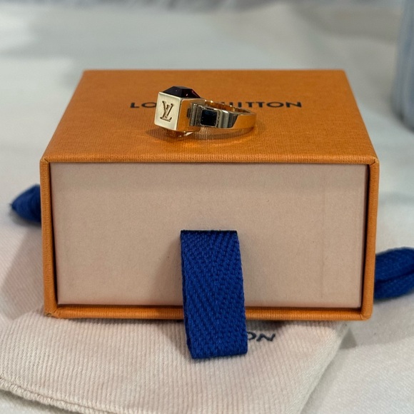 Louis Vuitton Multicolor Gamble Ring | Size US 5 - Picture 3 of 17